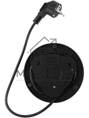 Чайник электрический Hyundai HYK-G4015 1.9л. 2200Вт черный/серебристый корпус: стекло