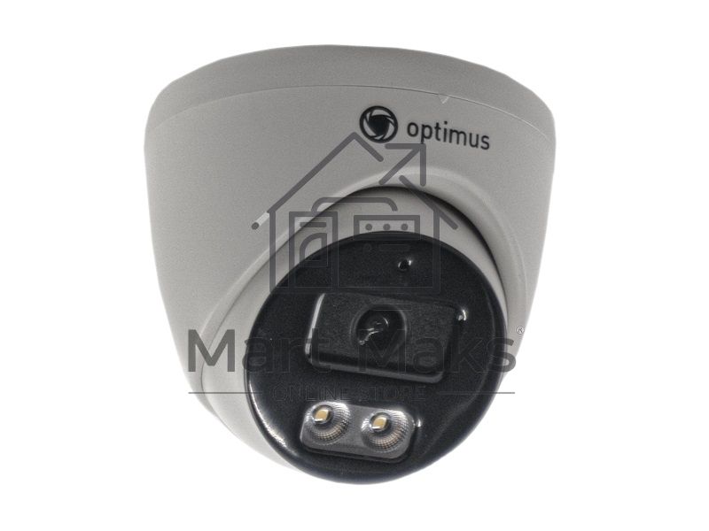 Видеокамера Optimus AHD-H025.0(2.8)MF 5Мп купольная ИК-20м с Full Color (2.8мм)