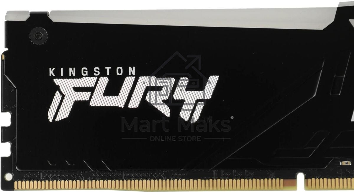 Оперативная память Kingston Fury Beast Expo, DDR5, 16GB (2x8GB), 5200MHz, CL36, DIMM, с радиаторами, RGB, черный