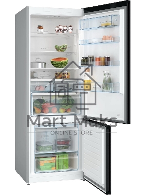 Холодильник Bosch KGN56CX30U нержавеющая сталь двухкамерный 400/105л морозилка снизу, No Frost