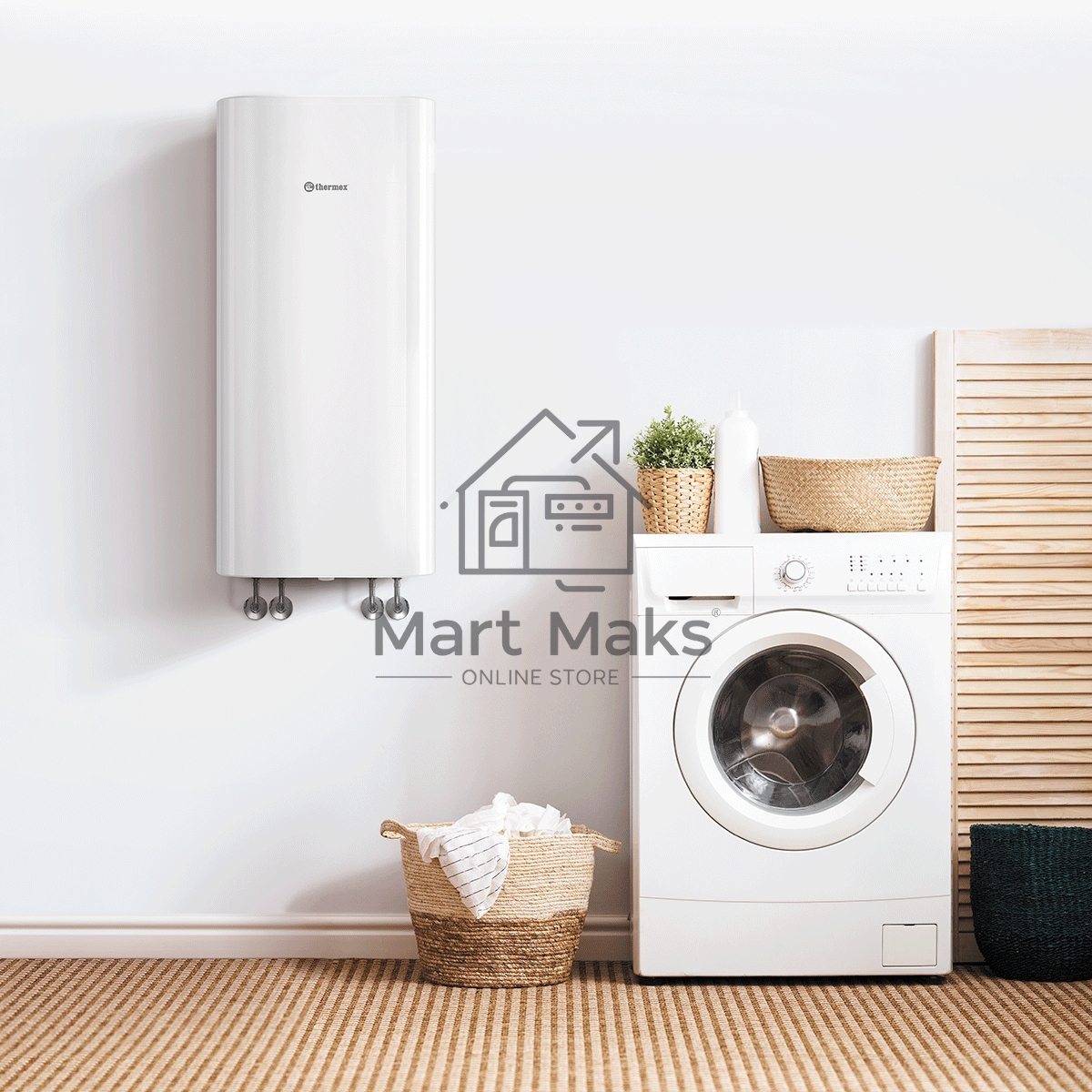Водонагреватель Thermex Flat 80 V Combi