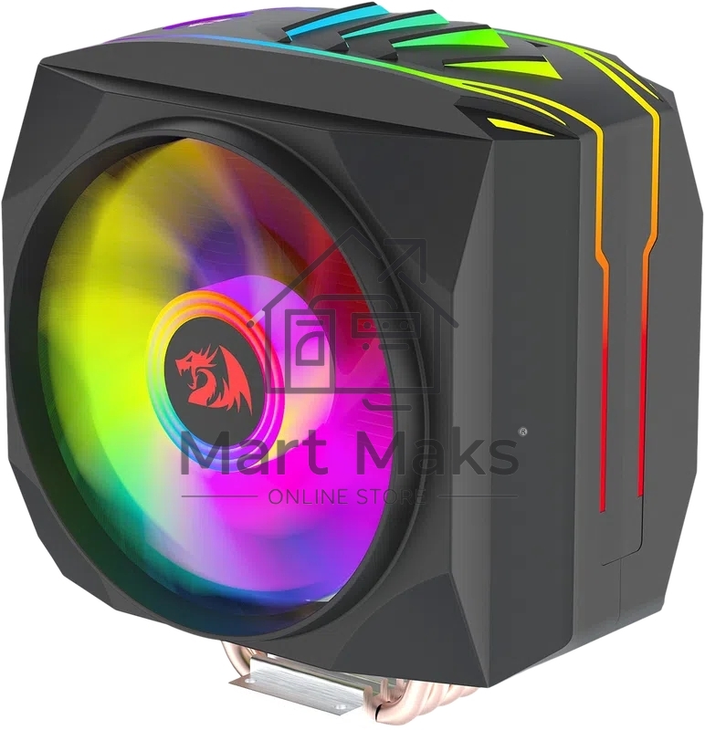 Кулер Redragon Balder Dual-fan CC-2199 серый 120мм алюминий+медь 1800rpm 35.2db 4-pin 180W