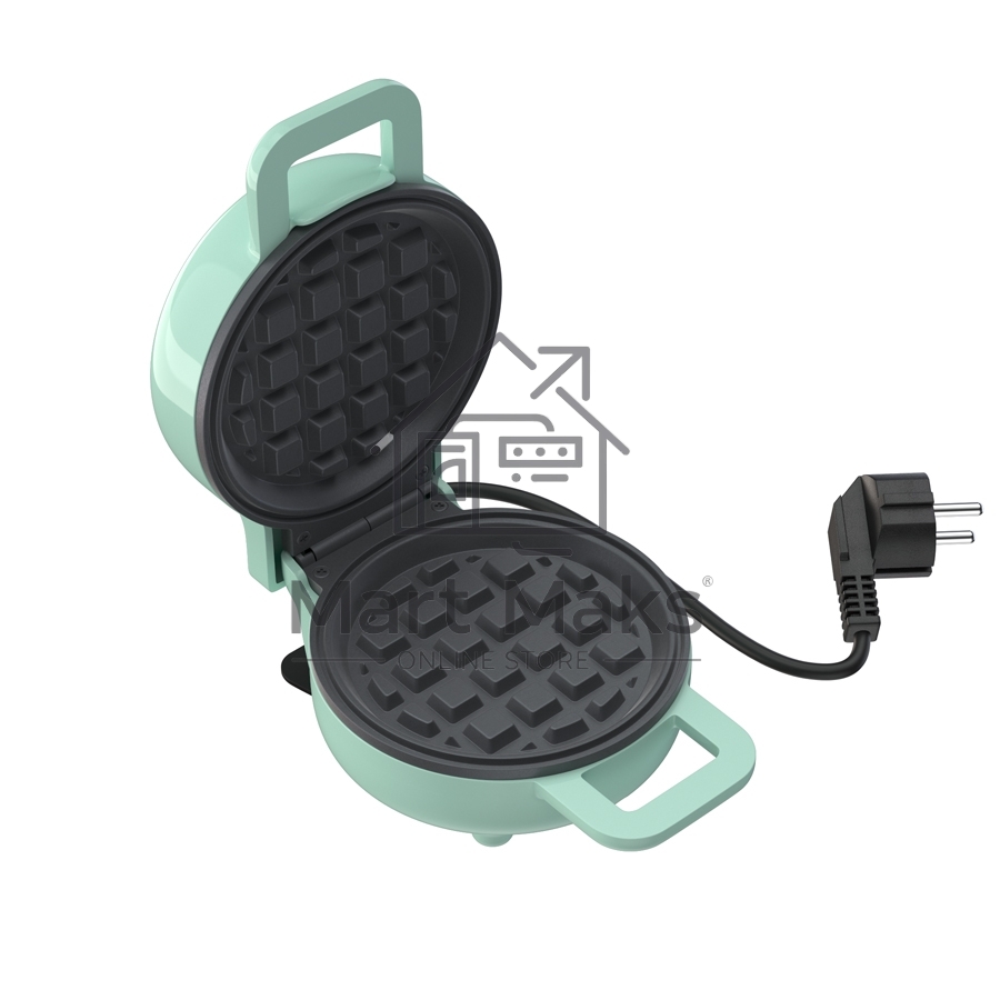 Вафельница для венских вафель MAXVI SM552P tiffany blue