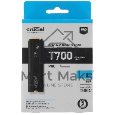 Накопитель SSD Crucial T700 2Tb PCIe Gen5 NVMe M.2 SSD with heatsink CT2000T700SSD5