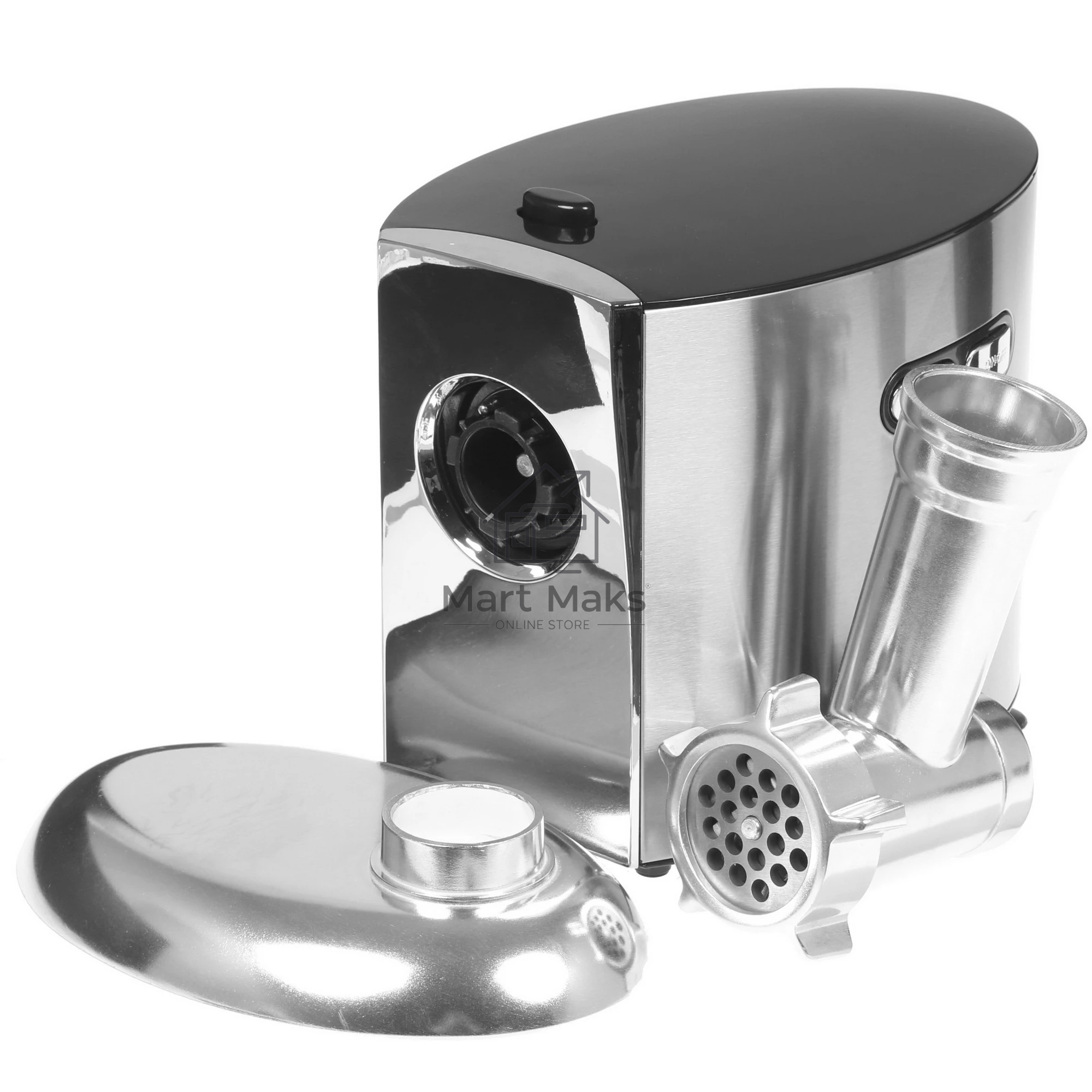 Мясорубка электрическая Galaxy Line GL 2400, серебристый, 1200 Вт, корпус из нержавеющей стали, функция 