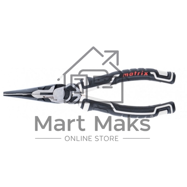 Длинногубцы прямые Matrix 17198, 205 мм, усиленная система, PRO