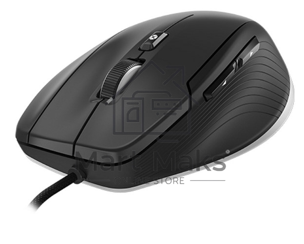 Мышь проводная 3DConnexion CadMouse Compact (3DX-700081) черный, 7200 dpi, USB Type-A, кнопки - 7