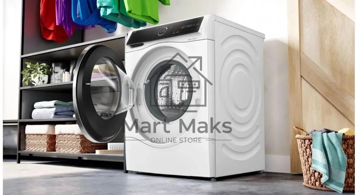 Стирально-сушильная машина Bosch Serie 8 WNC254A0SN белый, загр.фронтальная, макс.: 10,5 кг, 1400 об/мин, класс: D