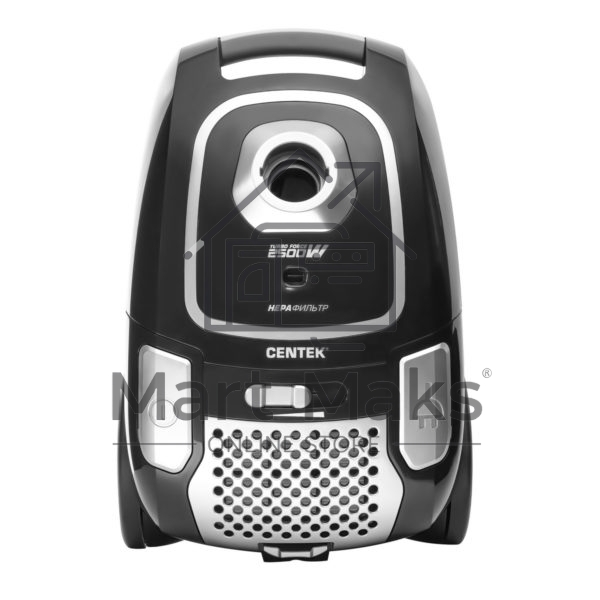 Пылесос Centek CT-2519 черный/хром, 500/2500 Вт, уборка сухая, пылесборник мешок, 4 л