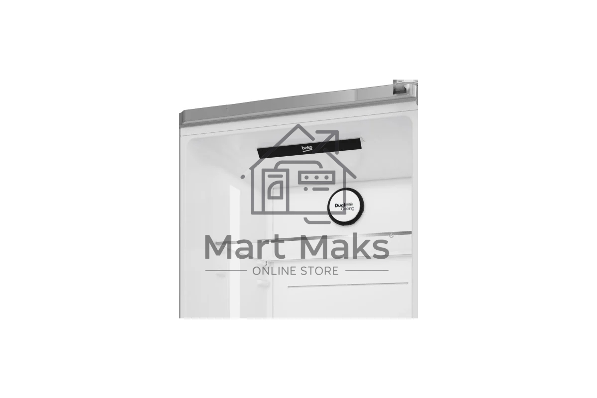 Холодильник Beko B3RCNK362HX нержавеющая сталь двухкамерный 220/100л морозилка снизу Total No Frost