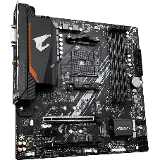 Материнская плата GIGABYTE B550M AORUS ELITE AX, AM4, AMD B550, 4xDDR4, 4xSATA, 2xM.2, 1xPCIe 4.0 x16, DVI-D, HDMI, 1x1Gb LAN, 3x3.5 мм, 7.1, microATX