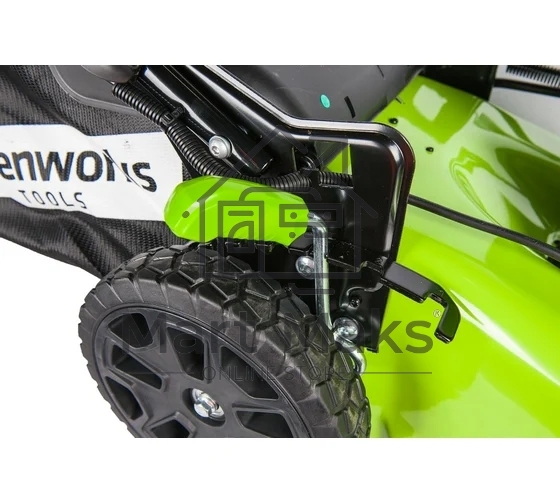 Газонокосилка аккумуляторная GreenWorks GD60LM46HPK4, 60V, 46 см, бесщеточная, с 1хАКБ 4 А.ч. и ЗУ (2502807UB)