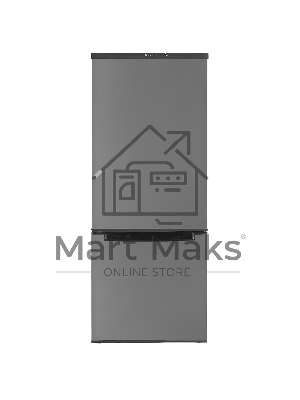 Холодильник Бирюса W551 графит двухкамерный 180/60л морозилка снизу, автоматическое оттаивание