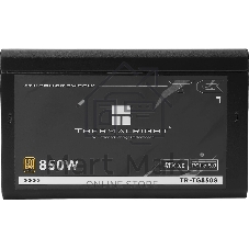 Блок питания Thermalright, 850W 80+ Gold (ATX, 3.0, PCIe 5.0, Non-modular, 1x24(20+4)pin, 1xCPU 8(4+4)pin, 2xPCIe*2 8(6+2)pin, 5xSATA3, 1x12+4pin (12VHPWR PCIe 5.0 12+4pin 600mm), 3xMOLEX4pin, Active, 120x120мм, 150x140x86mm, APFC, black)