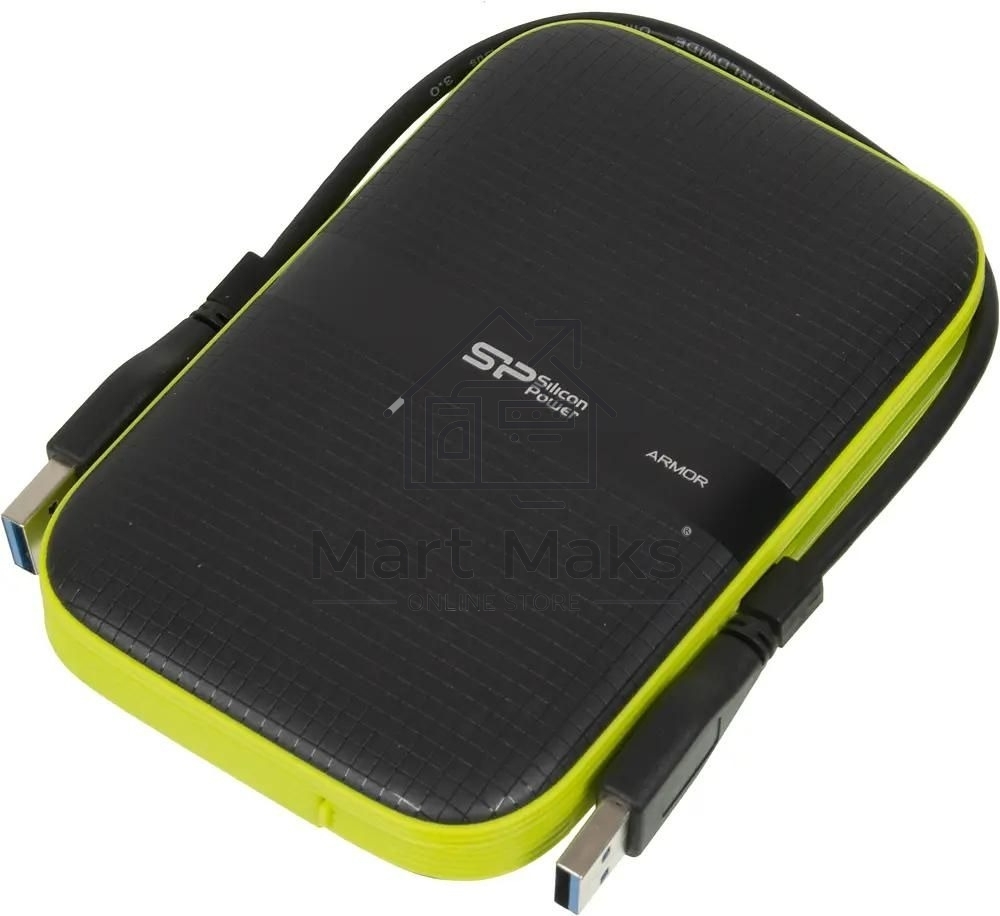 Внешний жесткий диск Silicon Power USB 3.0 2Tb A60 SP020TBPHDA60S3K Armor 2.5