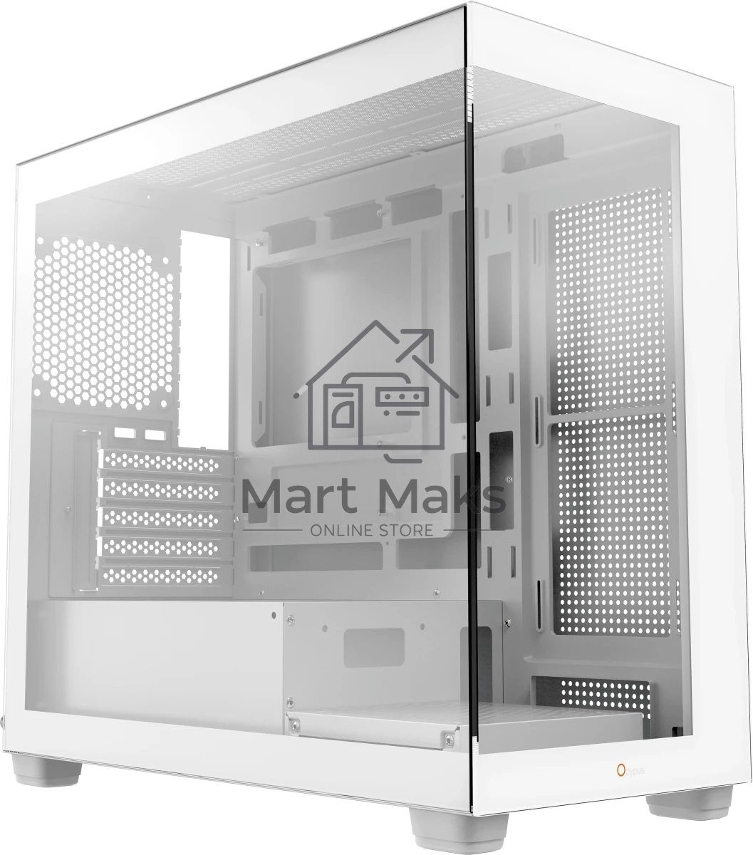 Корпус для ПК Case Ocypus Gamma C52 WH mATX / win / white / no PSU / Tempered Glass 