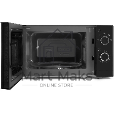 Микроволновая печь Vitek VT-MW2020 черный/хром, 20 л, 700 Вт, переключатели — поворотный механизм