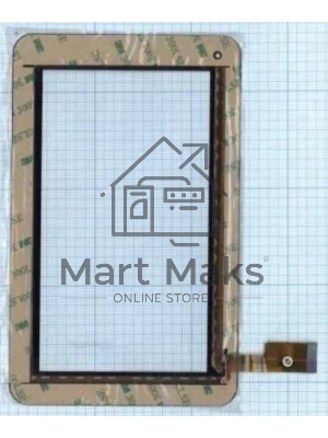 Сенсорное стекло (тачскрин) TPC0069 VER4.0, черное