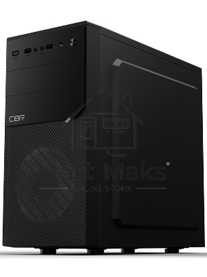 Компьютерный корпус mATX Minitower RD850, c БП PSU-ATX450-12EC, 2*USB 2.0, HD Audio+Mic, черный CBR PCC-MATX-RD850-450W