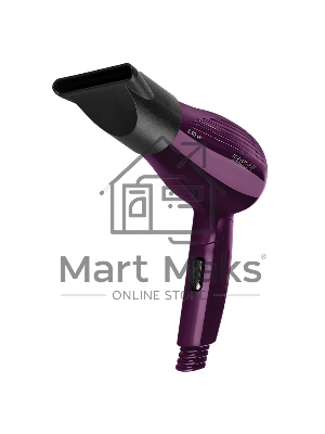 Фен Scarlett SC-HD70T24 фиолетовый/черный, 850 Вт, компактный