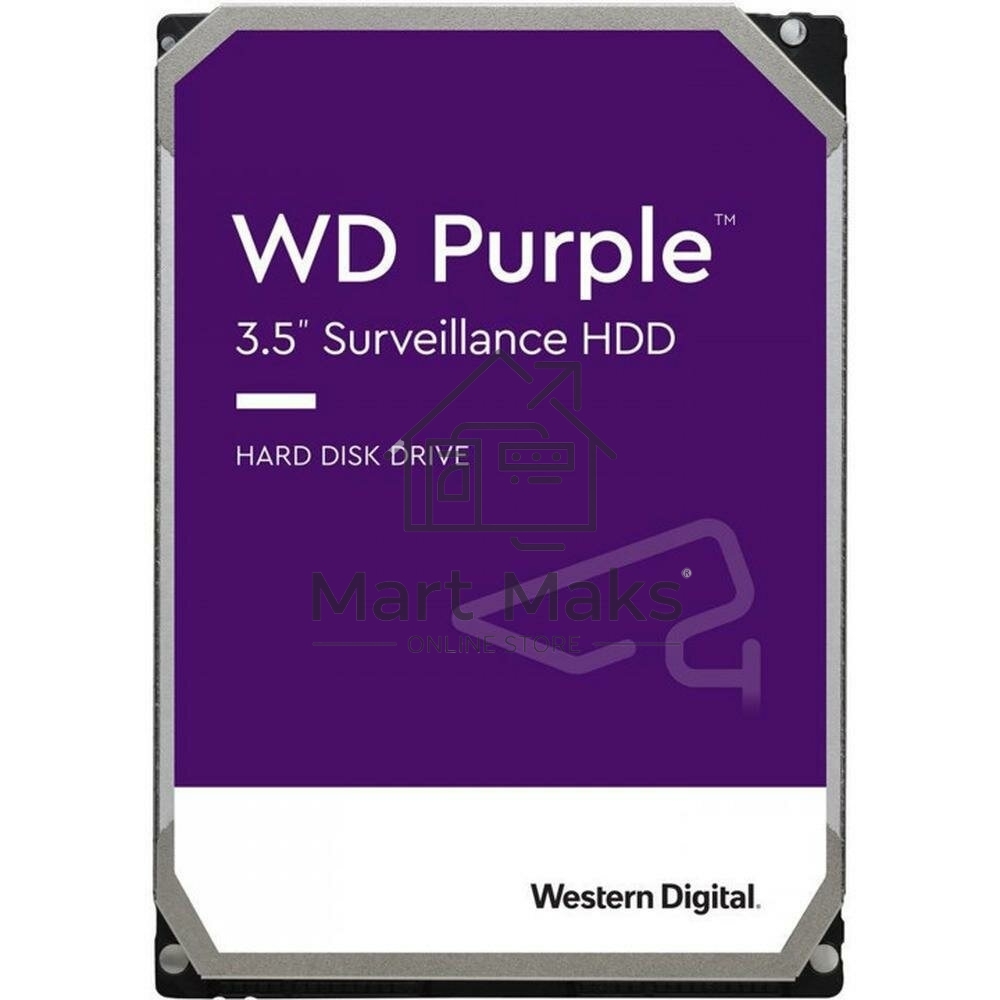 Жесткий диск HDD Western Digital Surveillance Purple Pro8TB 7200rpm SATA-III 256Mb 3.5
