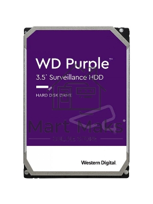 Жесткий диск HDD Western Digital Surveillance Purple Pro8Tb 7200rpm SATA-III 256Mb 3.5