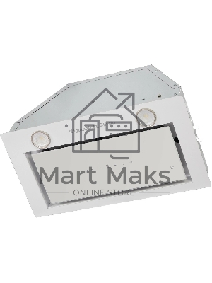 Вытяжка встраиваемая Zigmund & Shtain K 011.5 W белый, 50 см, 1050 куб. м/ч, 68 дБ