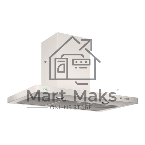 Вытяжка каминная Elikor Вента 90П-650-К3Д топленое молоко, 90 см, 650 куб. м/ч, 60 дБ