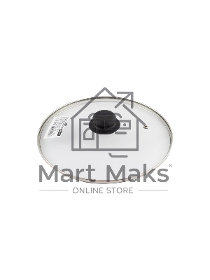 Крышка с ручкой стеклянная MALLONY 26см (987018)