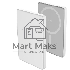 Портативный аккумулятор Aksberry (6900291910016) E501 с MagSafe 5000 mAh, серебристый