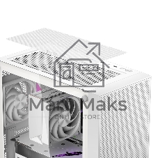 Компьютерный корпус без блока питания PCCOOLER C3B310 WH, Mesh Mid Tower, White, TG, 0.4 SPCC, no fans mATX, mITX 160/340/170мм 1x2.5