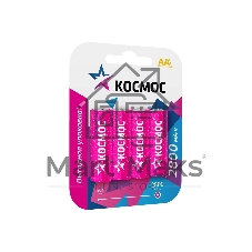 Аккумулятор AA/R6 2800мА.ч NI-MN BP-4 (блист.4шт) КОСМОС KOCR6NIMH2800MAH4BL