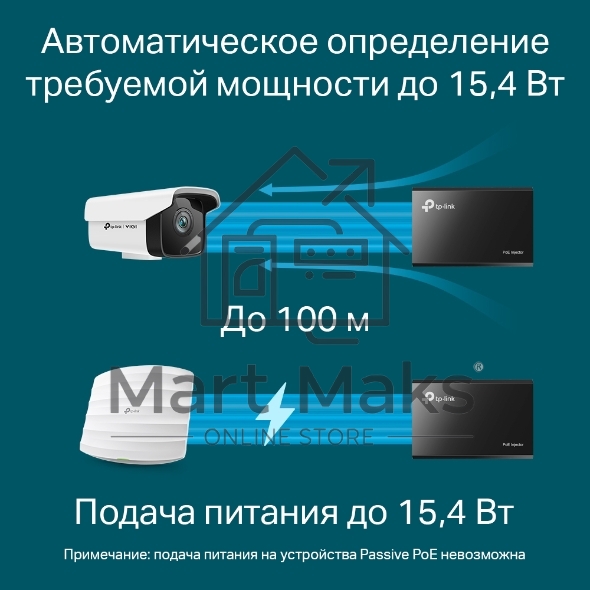 Адаптер инжектор TP-Link SMB TL-PoE150S PoE