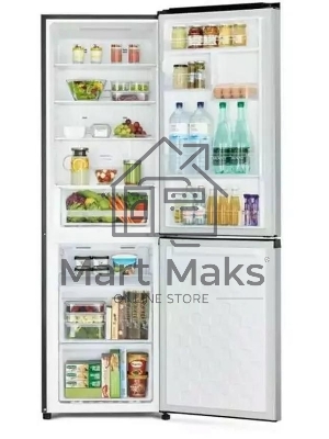 Холодильник Hitachi R-B410PUC6 PSV серебристый двухкамерный 215/105л морозилка снизу, No Frost