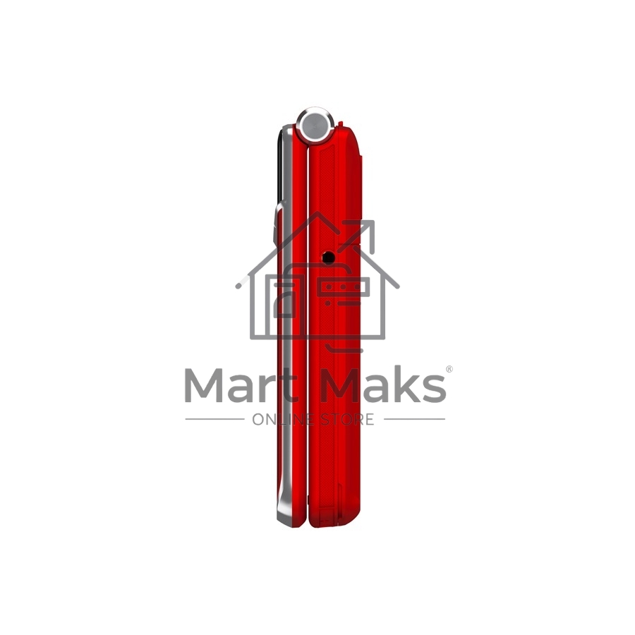 Мобильный телефон Maxvi E11 красный/серебристый