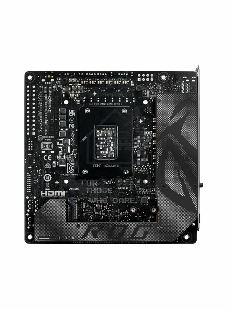 Материнская плата ASUS ROG STRIX B860-I GAMING WIFI, LGA1851, Intel B860, 2xDDR5, 4xSATA, 2xM.2, 1xPCIe 5.0 x16, 1xDP, 1xHDMI, 1xThunderbolt 4, 1x2.5Gb LAN, Wi-Fi 7, 2xUSB 2.0, 3xUSB 3.2 Gen 1, 1xUSB 3.2 Gen 2, 1xUSB 3.2 Gen 2x2, 1xUSB-C, 1xS/PDIF, 2x3.5 
