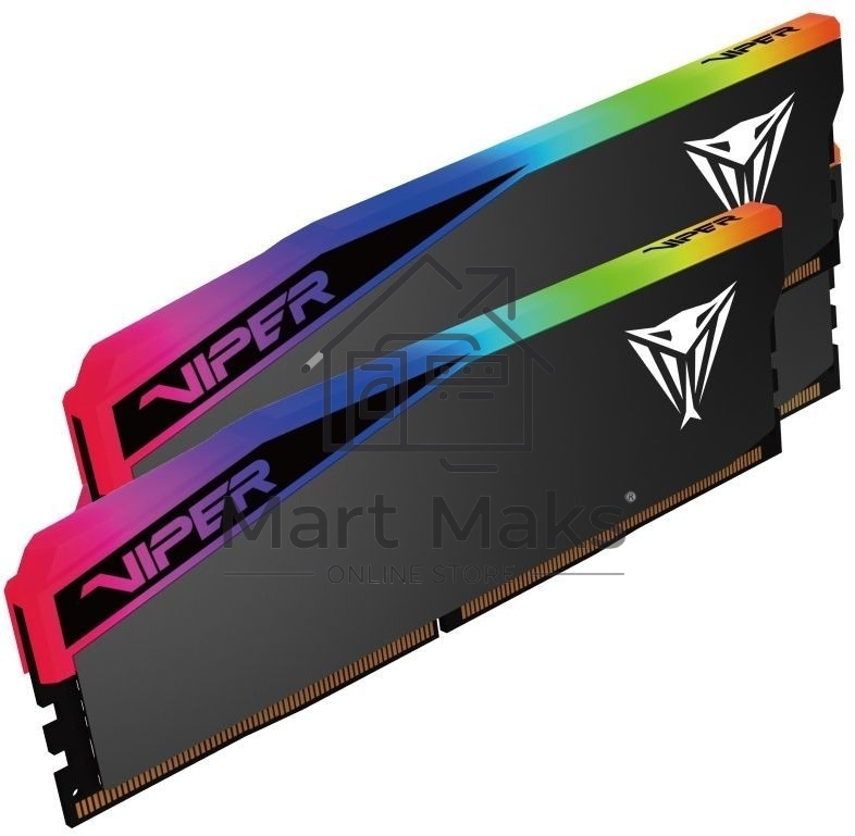 Оперативная память Patriot Memory Viper Elite 5 Ultra RGb RTL Gaming VEUR564G6028K DDR5 2x32Gb 6000MHz PC5-48000 CL28 DIMM 288-pin 1.4В kit single rank с радиатором Ret