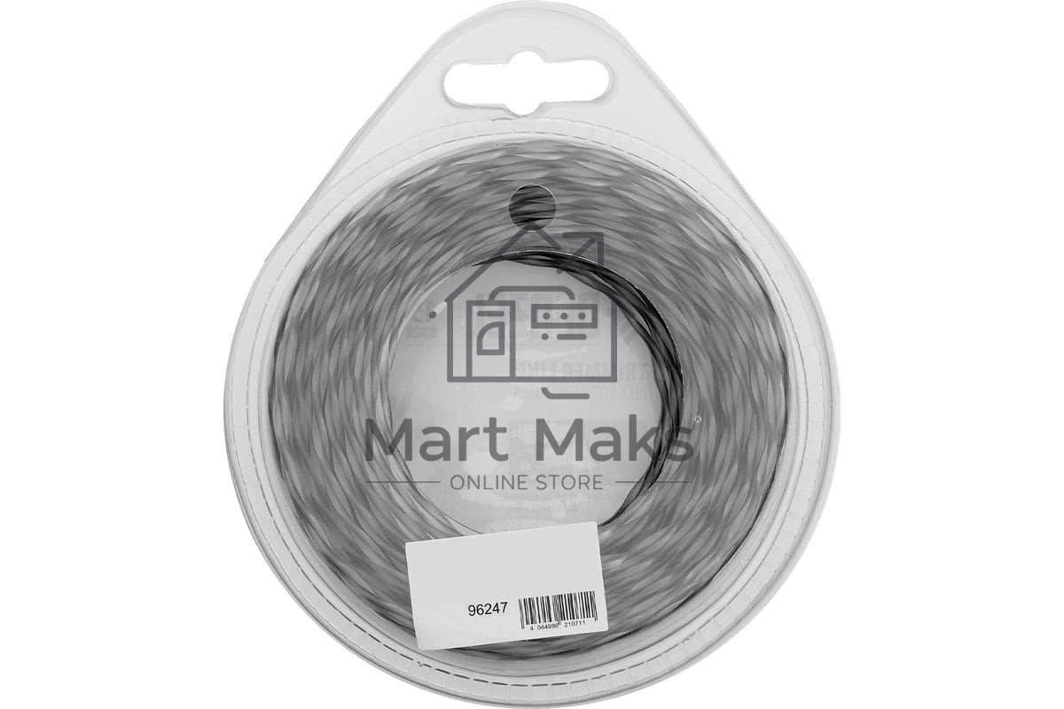 Леска для триммера Denzel двухкомпонентная эллипс, 2,0мм х 15м, блистер EXTRA CORD