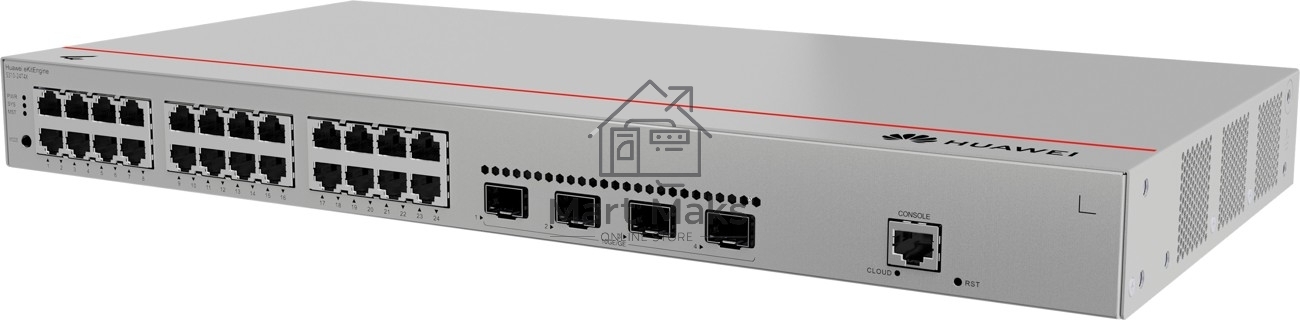Коммутатор Huawei S310-24T4X, 24×1 Гбит/с + 4×10 Гбит/с SFP+, управляемый