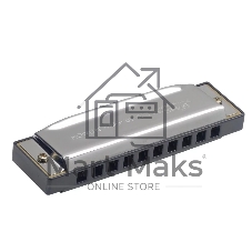 Губная гармоника STAGG BJH-B20 B блюзовая, 10 диатонических отверстий, 20 тонов, медные пластины 0.9 мм, строй 
