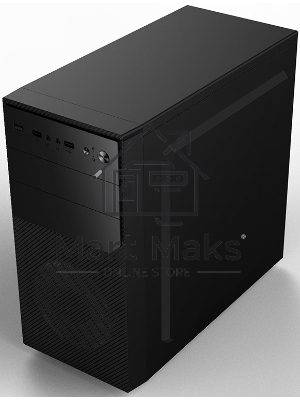 Компьютерный корпус mATX Minitower RD850, c БП PSU-ATX450-12EC, 2*USB 2.0, HD Audio+Mic, черный CBR PCC-MATX-RD850-450W