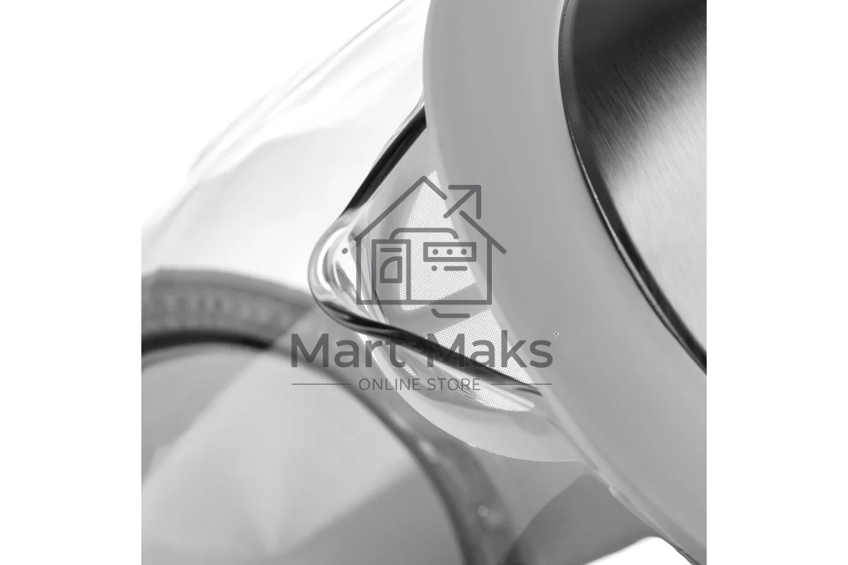 Чайник электрический BRAYER BR1040WH 2220Вт, 2 л, стекл., белый.