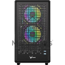 Компьютерный корпус Aerocool/Formula Air Mesh G2 черный без БП mATX 3x120мм 2xUSB 3.0 audio
