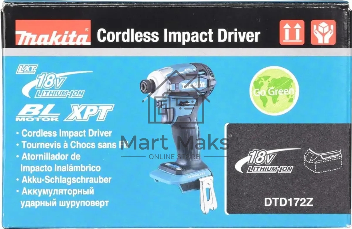 Шуруповерт Makita DTD172Z аккум. патрон:шестигр.1/4