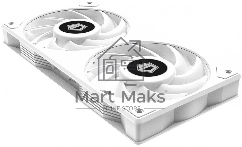 Вентилятор ID-COOLING ICEFAN 240 ARGB SNOW белый 120мм 2000rpm 31db 4-pin