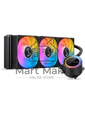 Система жидкостного охлаждения JONSBO TG-360 черный 120мм алюминий+медь 1800rpm 35.4db 4-pin 300W