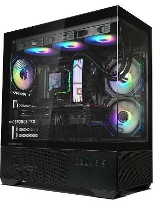 Компьютерный корпус ZALMAN CHRONIX, ATX, BLACK, WINDOW, 1xCombo (3.5’’ or 2.5’’), 1x3.5’’HDD, 2x2.5’’SSD, 1xUSB2.0, 1xUSB3.0, 1xUSB Type-C, SIDE 2x120мм ARGB, REAR 1x120мм ARGB