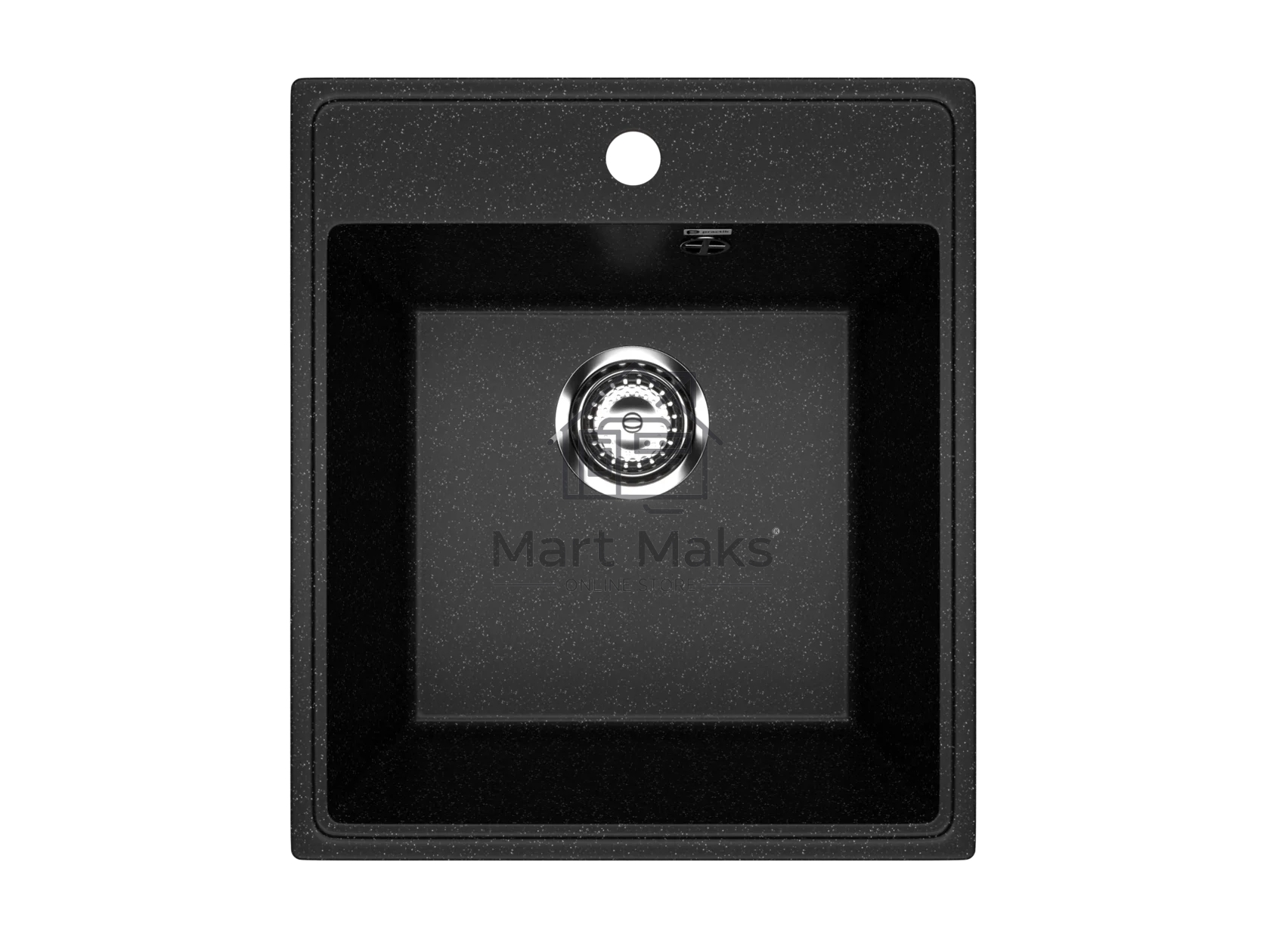 Мойка кухонная PRACTIK PR-M 425-004 черный оникс