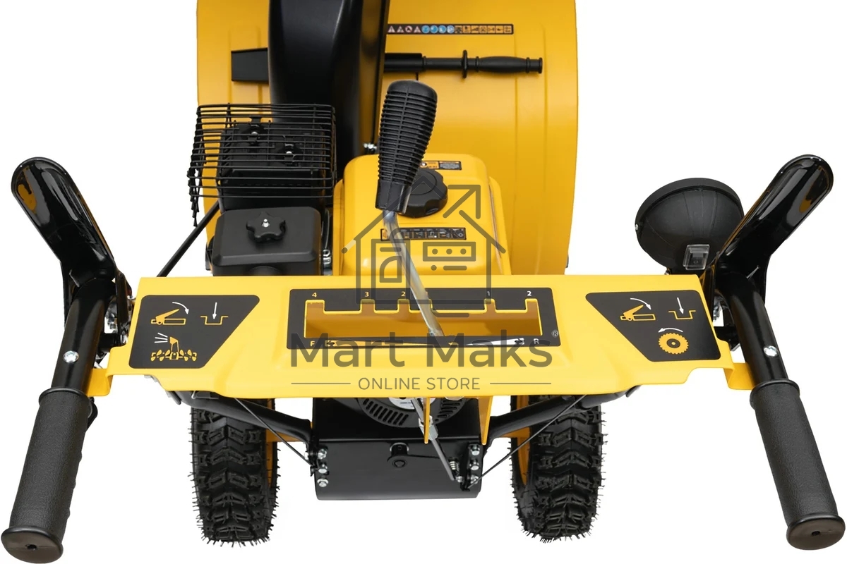 Бензиновая снегоуборочная машина SBM 610, 212cc, ручной старт, фара Denzel