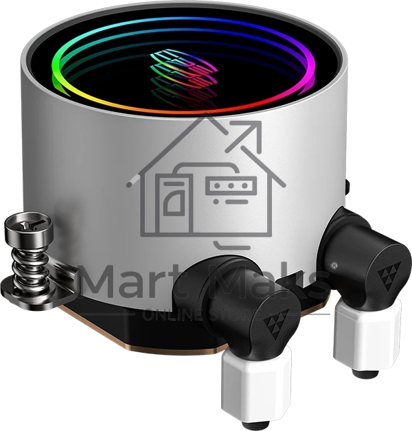 Система охлаждения PCCooler DA240 ARGB WH (270W, 240мм, белый, ARGB/ Fans: 2x120мм, 73.6CFM, -dBA, 1800RPM/ Pump height 55мм, -dBA, 3000RPM, Rad thickness 27мм/ S: 1851, 1700, 1200, 20XX, 115X, AM5, AM4)